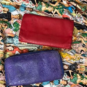(2) Vintage BUXTON wallets